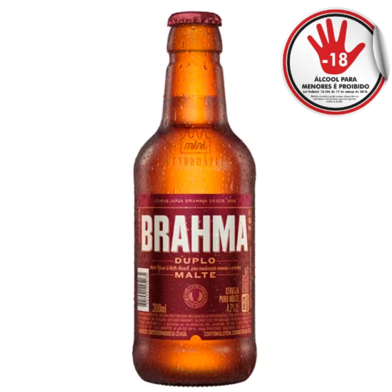Cerveja Brahma Duplo Malte Gfa Ret 300Ml