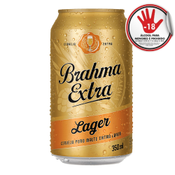 Cerveja Brahma Extra Lager Lt 350Ml