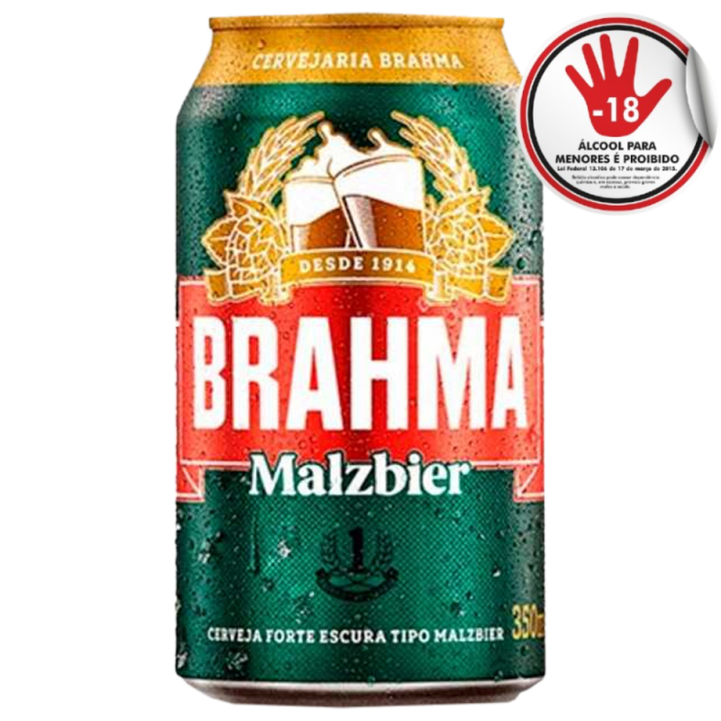 Cerveja Brahma Malzbier Lt 350Ml