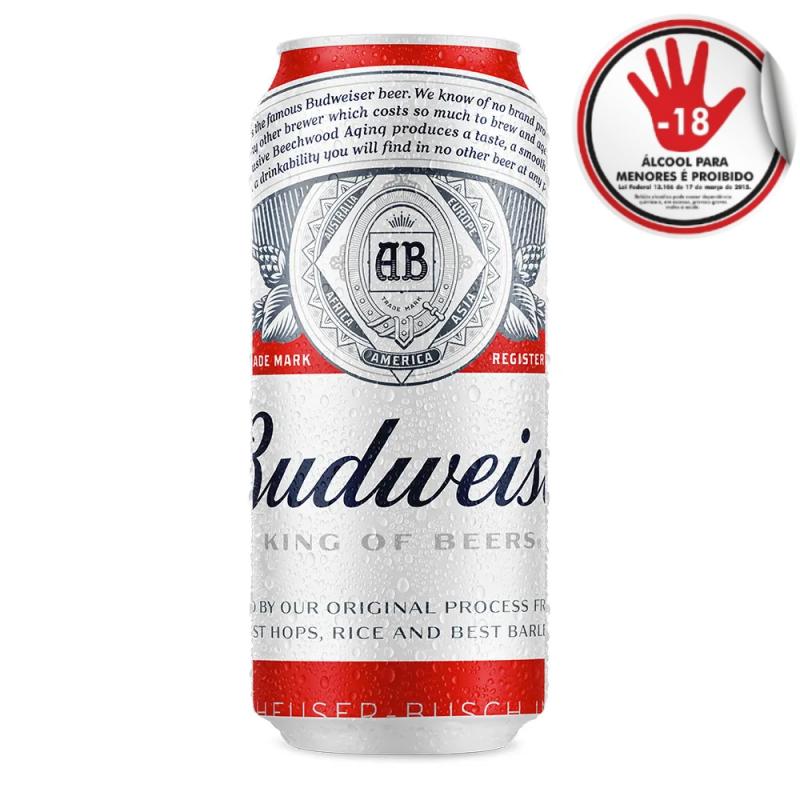 Cerveja Budweiser Lt 473Ml