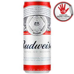 Cerveja Budweiser Lt Sleek 350Ml