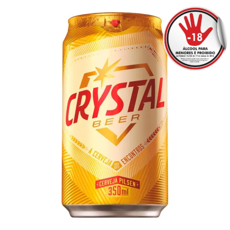 Cerveja Crystal Pilsen Lt 350 Ml