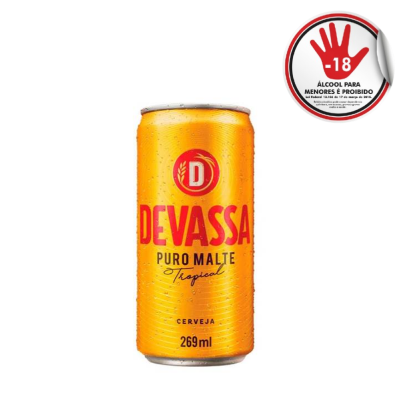 Cerveja Devassa Lager Lt 269Ml