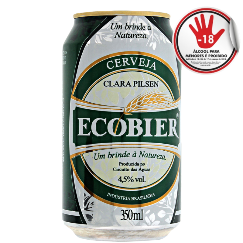 Cerveja Ecobier Lager Lt 350Ml