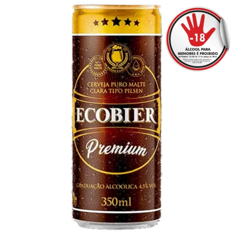 Cerveja Ecobier Premium Lt 350Ml