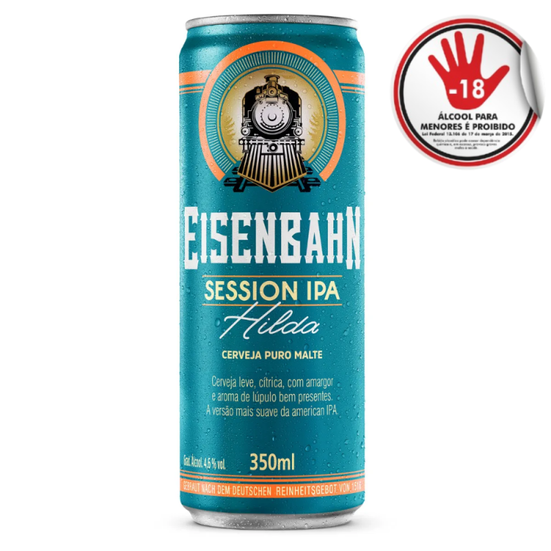 Cerveja Eisenbahn Session Ipa Hilda 350Ml