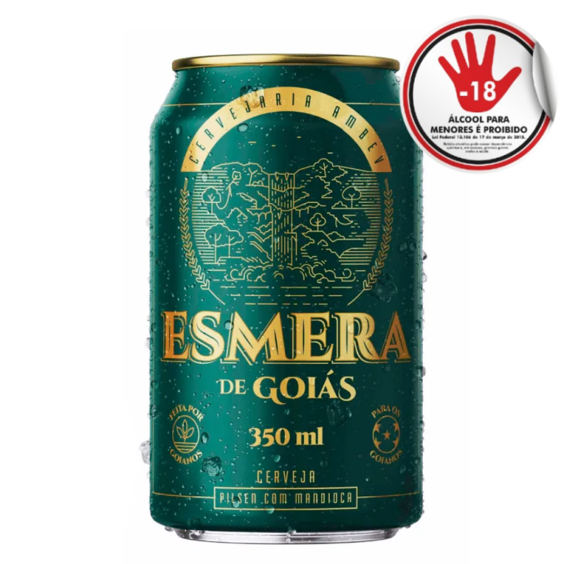 Cerveja Esmera De Goias Lata 350Ml