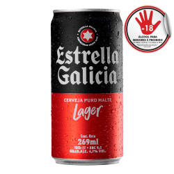 Cerveja Estrella Galicia Premium Lag Lt 269Ml