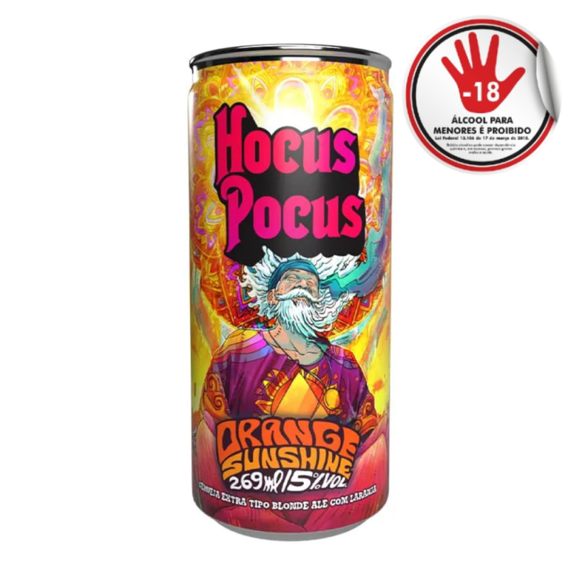 Cerveja Hocus Pocus Orange Sunshine Lt 269Ml