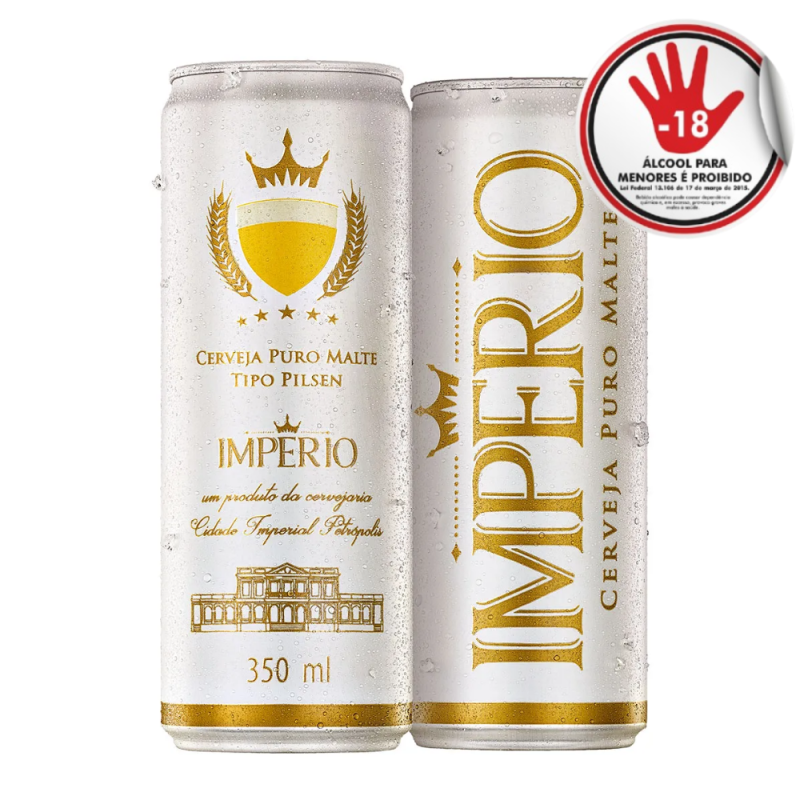 Cerveja Imperio Pilsen Lt 350Ml