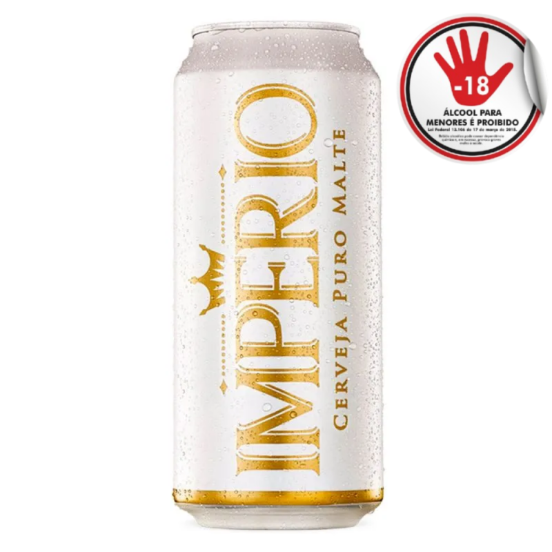 Cerveja Imperio Puro Malte  Pilsen Lt 473Ml