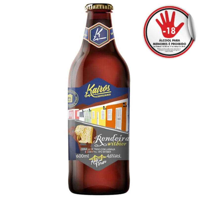 Cerveja Kairos Rendeira Witbier 600Ml