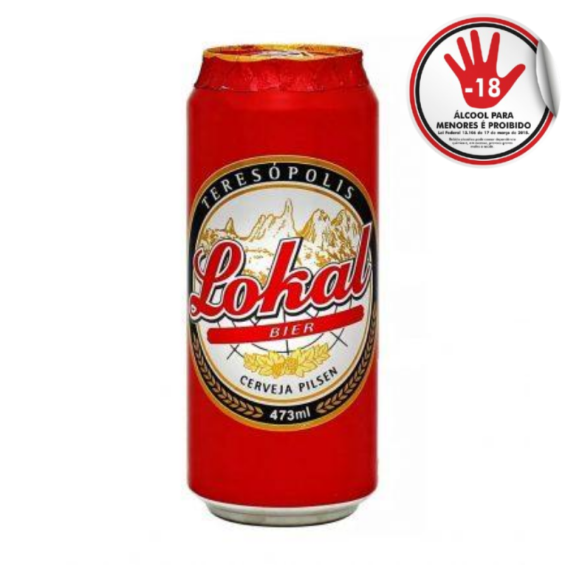 Cerveja Lokal Pilsen Lt 473Ml