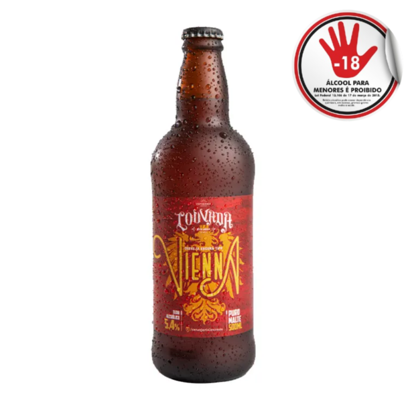 Cerveja Louvada Amber Vienna Lager 500Ml