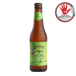 Cerveja Louvada Hop Lager 355Ml