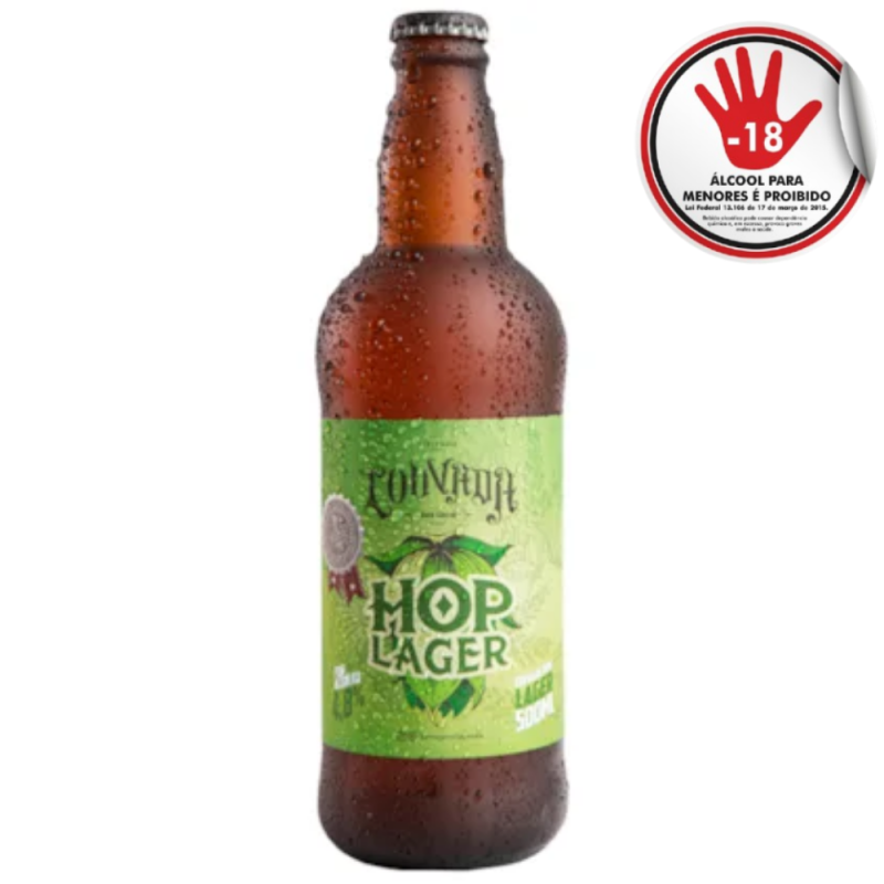 Cerveja Louvada Hop Lager 500Ml