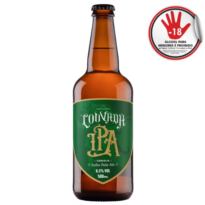 Cerveja Louvada India Pale Ale 500Ml