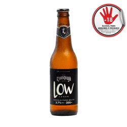 Cerveja Louvada Lager Low 355Ml