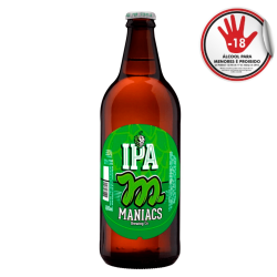 Cerveja Maniacs Ipa 600Ml
