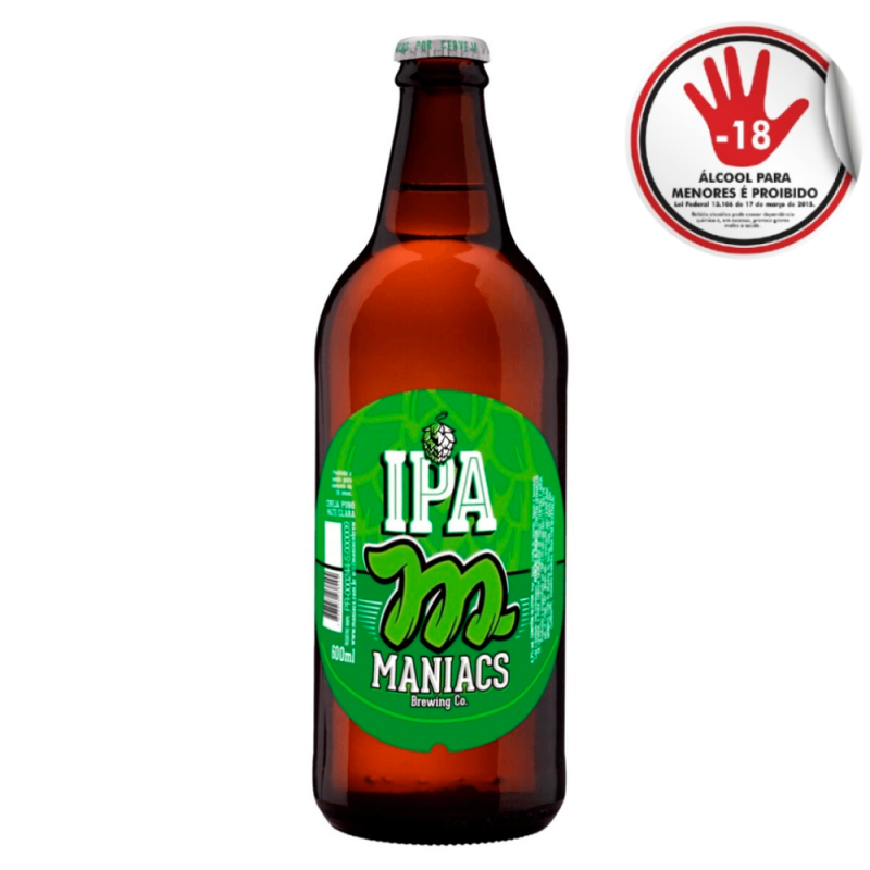 Cerveja Maniacs Ipa 600Ml