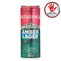Cerveja Patagonia Amber Lt 350 Ml