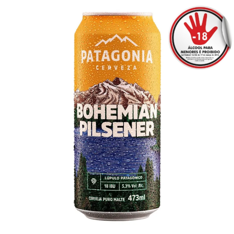 Cerveja Patagonia Boh Pils Lt 473Ml