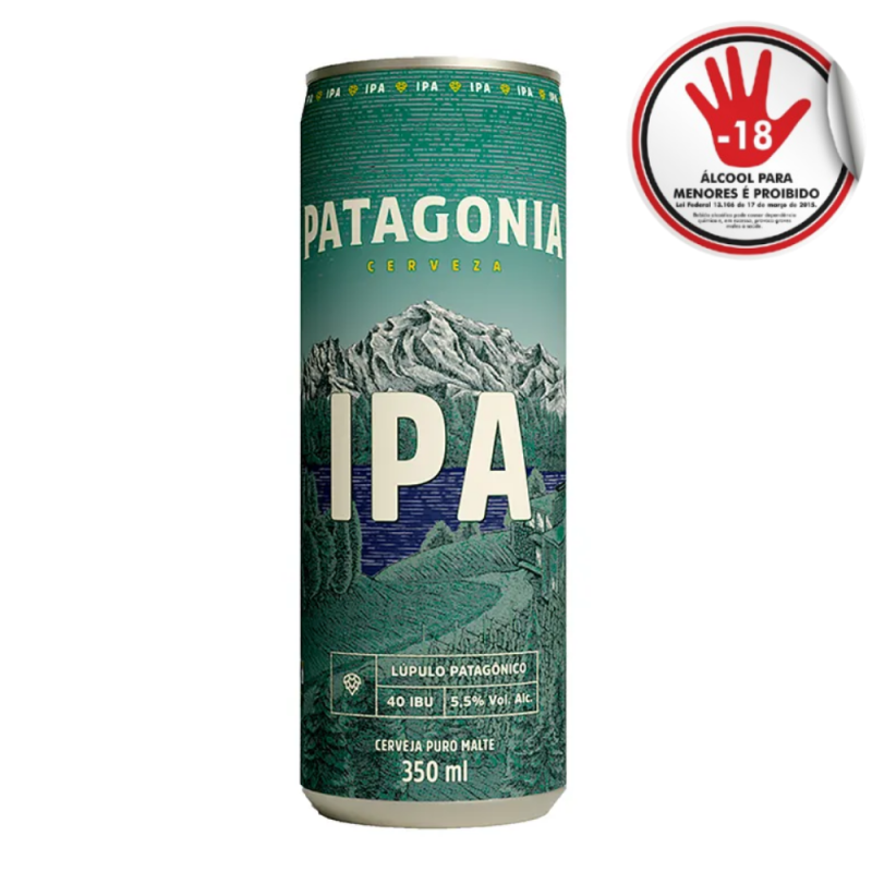 Cerveja Patagonia Ipa Lt 350Ml