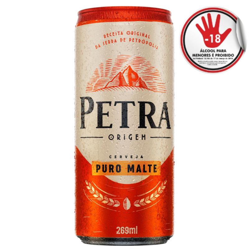 Cerveja Petra Puro Malte Lt 269Ml