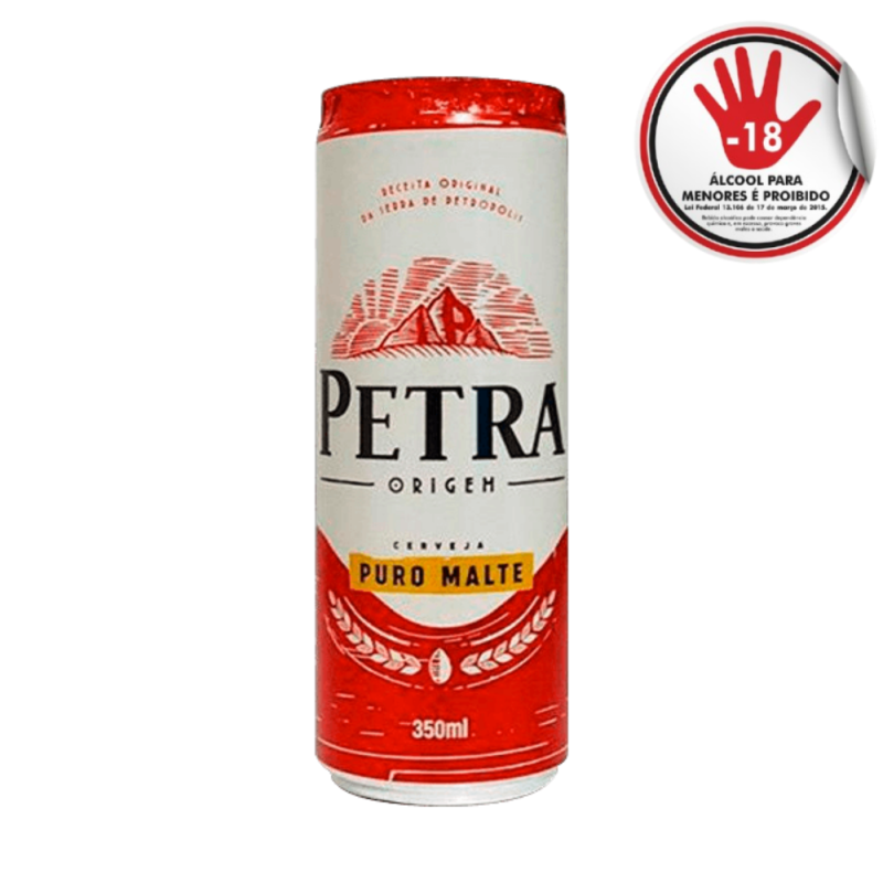 Cerveja Petra Puro Malte Lt 350Ml