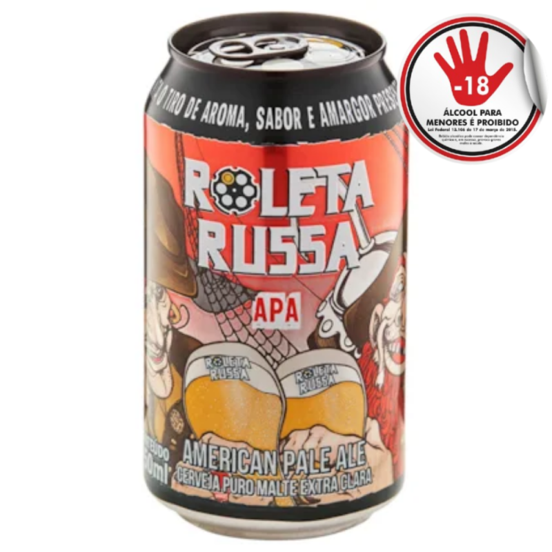 Cerveja Roleta Russa Apa 350Ml