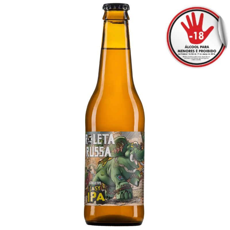 Cerveja Roleta Russa Eazy Ipa Ln 355Ml