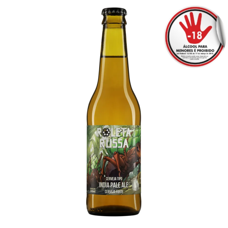 Cerveja Roleta Russa Ipa Ln 355Ml