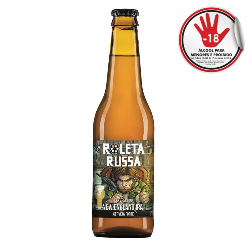 Cerveja Roleta Russa Ne Ipa Ln 355Ml