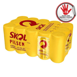 Cerveja Skol Lt 269Ml Sh C/15 Multpack 15