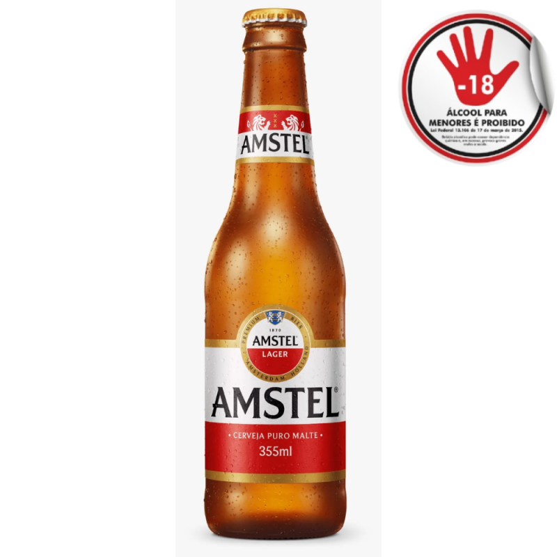 Cerveja Amstel Puro Malte 355Ml