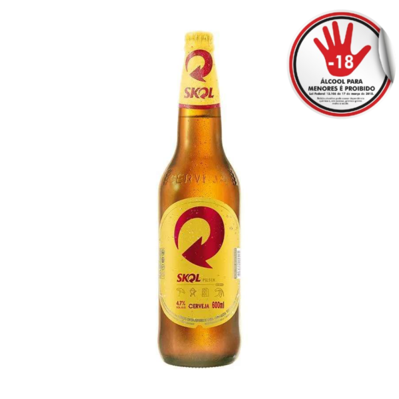 Cerveja Skol Retornavel 600Ml