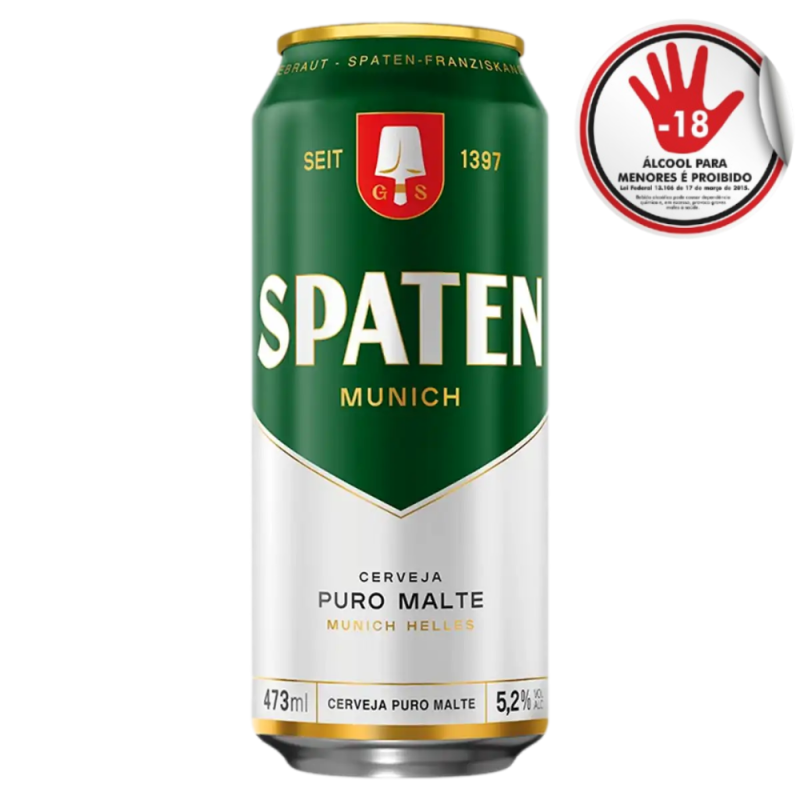 Cerveja Spaten N Lt 473Ml Cx Cartao C/12