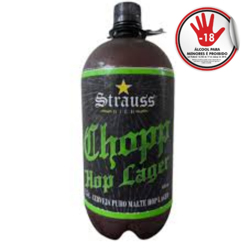 Cerveja Strauss Hop Lager 1,5L