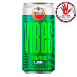 Cerveja Amstel Vibes Lemon  Lt 269Ml