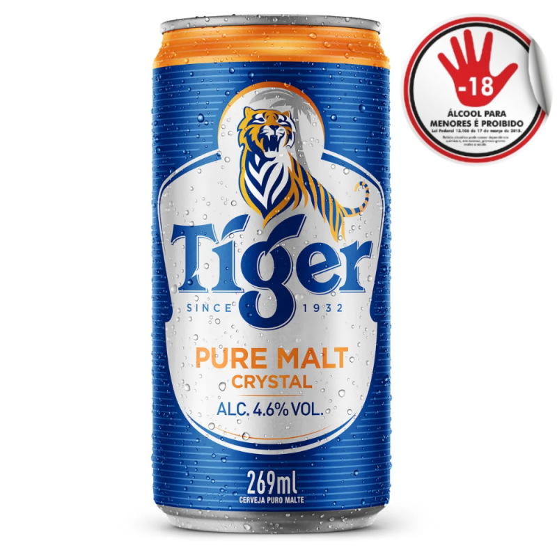 Cerveja Tiger Lt 269Ml