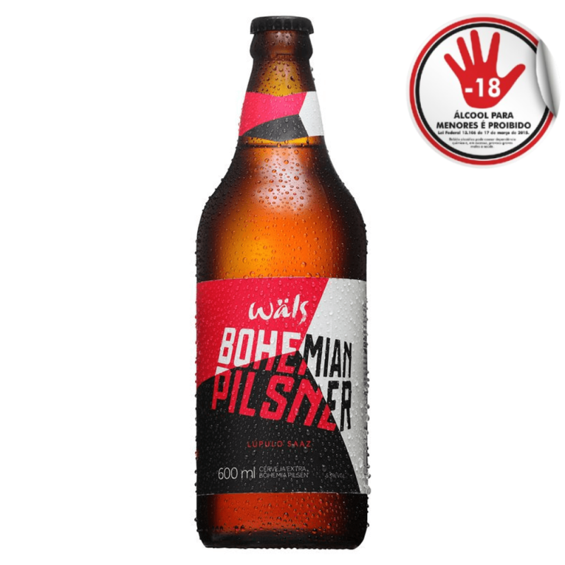 Cerveja Wals Boh Pilsen 600Ml