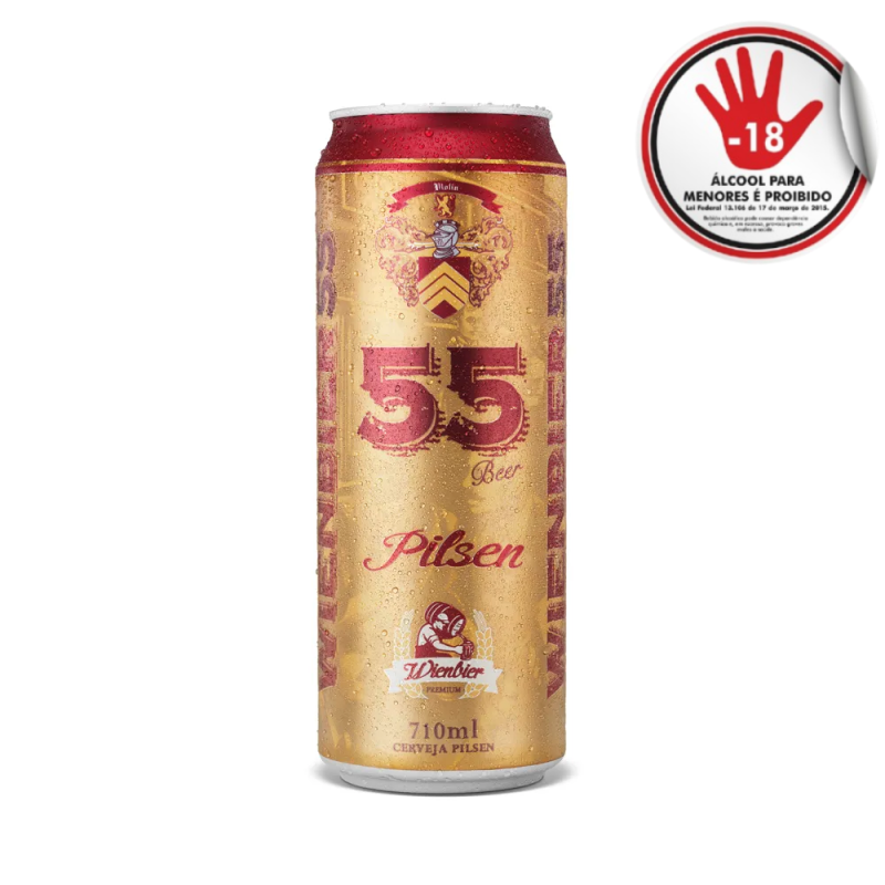 Cerveja Wienbier 55 Pilsen  Lt 710Ml
