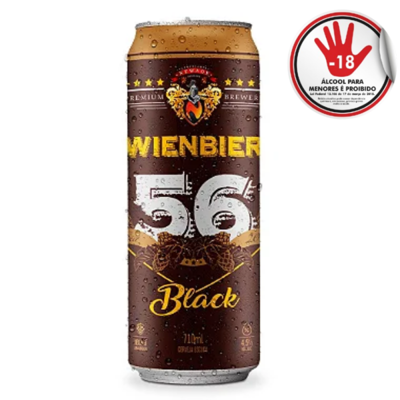 Cerveja Wienbier 56 Black Lt 710Ml