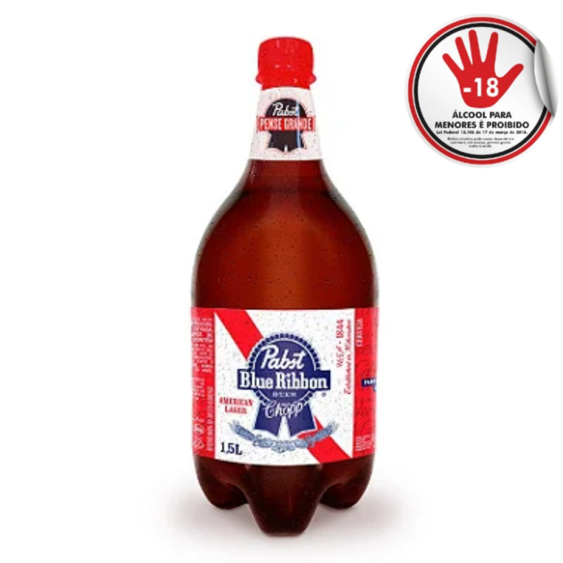 Chopp Pabst Blue Ribbon 1,5L