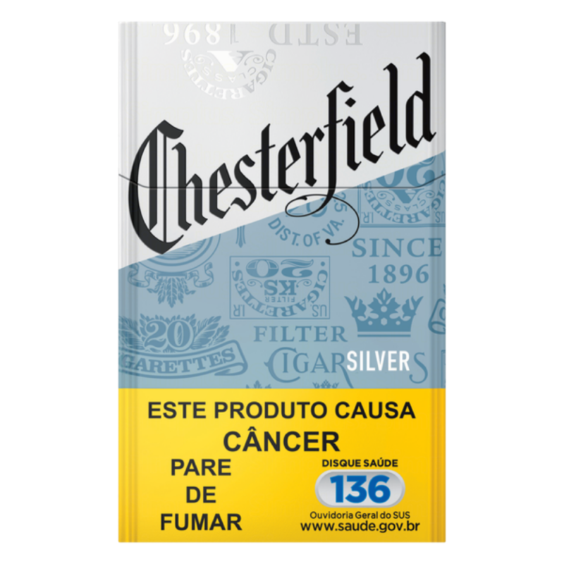 Cigarro Chesterfield Silver Box