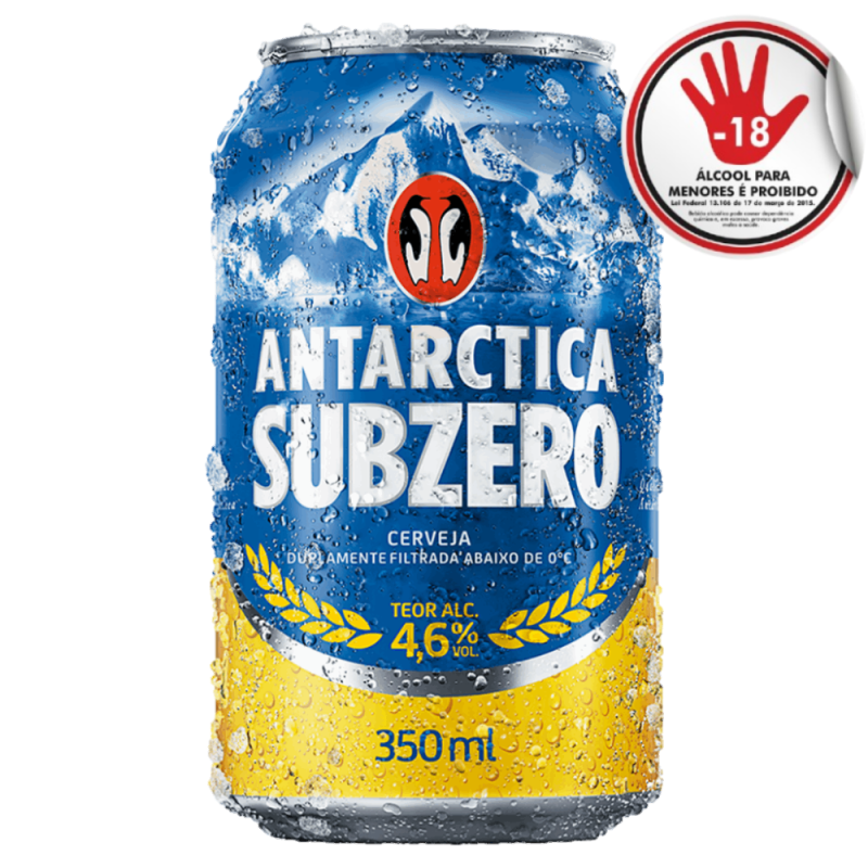 Cerveja Antarctica Subzero Lt 350Ml