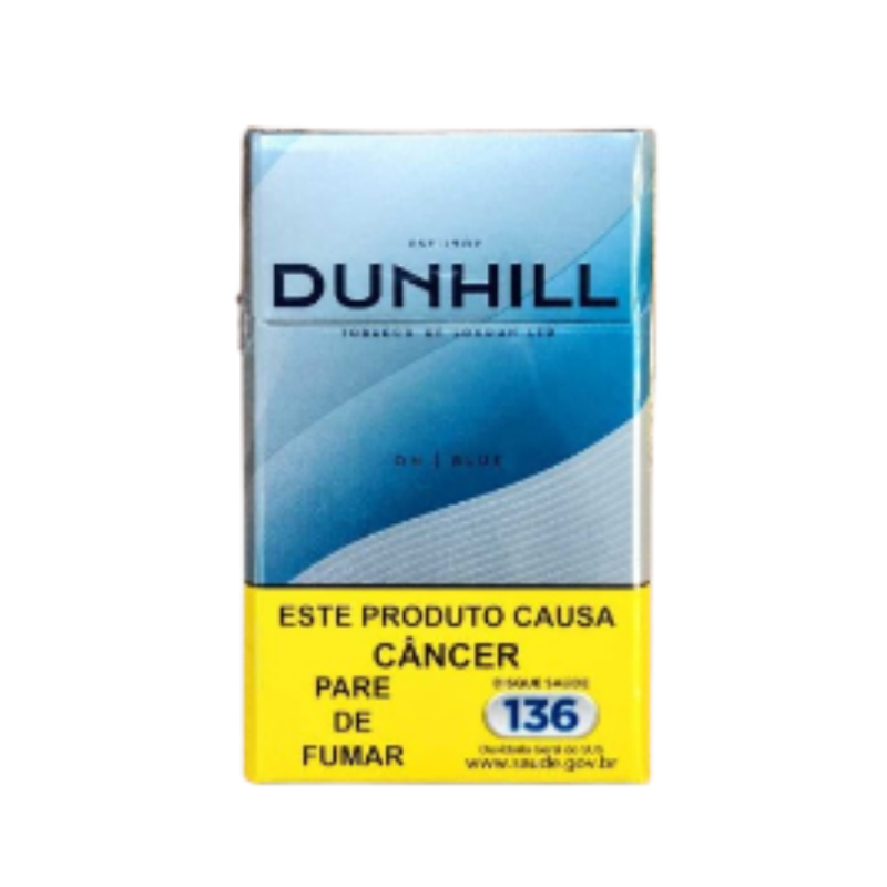 Cigarro Dunhill On Blue Box