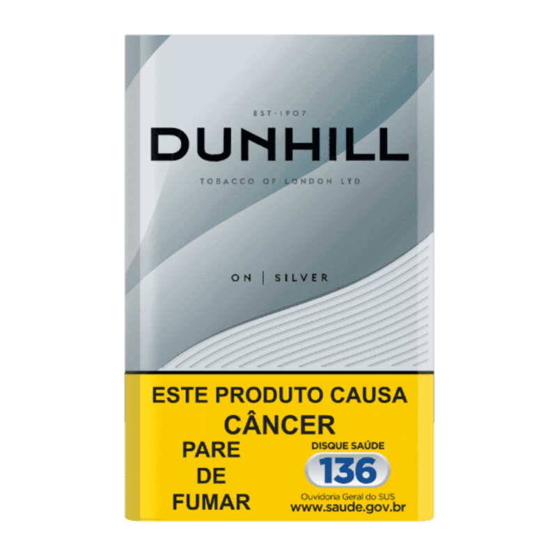 Cigarro Dunhill On Silver