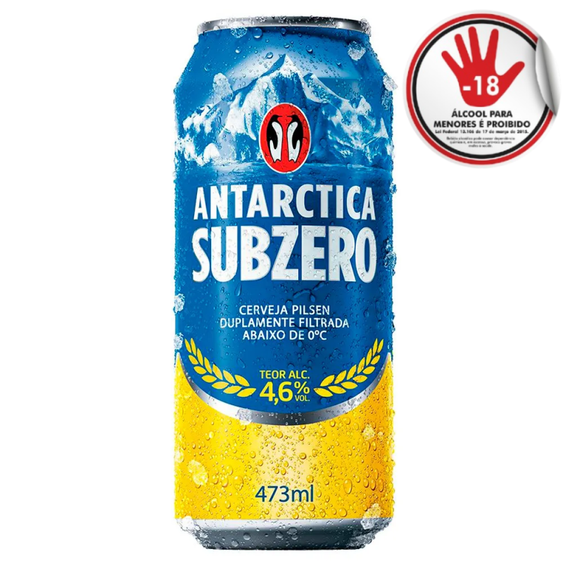 Cerveja Antartica Subzero 473Ml
