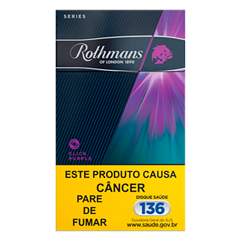 Cigarro Rothmans Click Purple Box